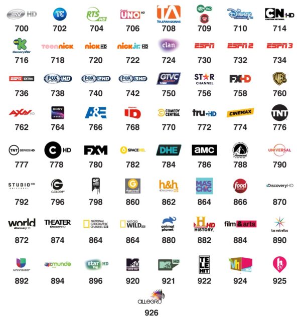 TELEVISIÓN / 70 CANALES